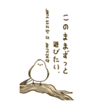 親切なシマエナガ 2 (big/JP-KR)（個別スタンプ：14）