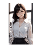 長髪秘書の日常用語（個別スタンプ：30）