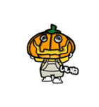 動くビーグル犬(ハロウィン)（個別スタンプ：1）
