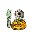 動くビーグル犬(ハロウィン)（個別スタンプ：7）