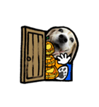 動くビーグル犬(ハロウィン)（個別スタンプ：21）