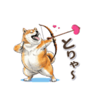 地味に動く柴犬スタンプ（個別スタンプ：17）