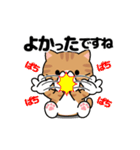動く！茶トラ猫の日常会話（個別スタンプ：23）