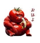 トマトゴリラはやる気がないw（個別スタンプ：9）
