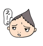 変な髪の者〜ネガティブな気持ち〜（個別スタンプ：38）