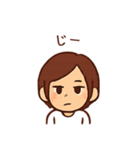 毎日使える！ゆるかわ女の子スタンプ（個別スタンプ：3）
