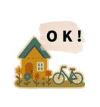 北欧風ナチュラルあいさつスタンプ（個別スタンプ：3）