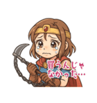 勇者 女 くさりがま 謎の武器 RPG (小)（個別スタンプ：23）