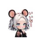 ちゅー！ネズミガール（個別スタンプ：12）