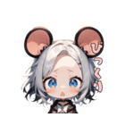 ちゅー！ネズミガール（個別スタンプ：26）