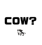 いきものダジャレ（デカ文字）（個別スタンプ：4）