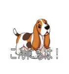 バセットハウンドがいっぱい（個別スタンプ：2）