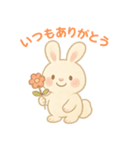毎日スタンプふわもこウサギ（個別スタンプ：9）