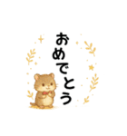 黒猫のクールな日常（個別スタンプ：3）