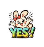 デレうさぎモカの毎日スタンプ1（個別スタンプ：9）