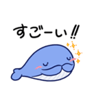 毎日使えるくじらスタンプ（おっとり）（個別スタンプ：39）
