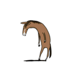 気分低下中な馬（個別スタンプ：1）