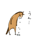 気分低下中な馬（個別スタンプ：30）