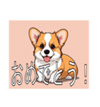 コーギー（ペンブローク）（個別スタンプ：6）