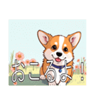 コーギー（ペンブローク）（個別スタンプ：35）