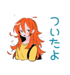 ポップな女の子の待ち合わせ連絡（個別スタンプ：6）