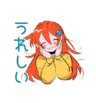 ポップな女の子の待ち合わせ連絡（個別スタンプ：24）