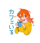 ポップな女の子の待ち合わせ連絡（個別スタンプ：26）