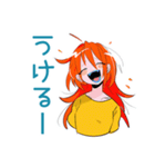 ポップな女の子の待ち合わせ連絡（個別スタンプ：33）