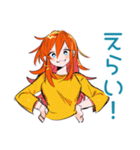 ポップな女の子の待ち合わせ連絡（個別スタンプ：38）