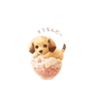ミニチュアダックス×スイーツ♡（個別スタンプ：25）