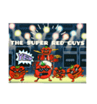 The super red guys（個別スタンプ：17）