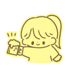 女の子◎組み合わせて使える♩ 敬語（個別スタンプ：10）