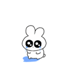 情緒不安定ぴえうさちゃん ネガティブ（個別スタンプ：1）