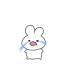 情緒不安定ぴえうさちゃん ネガティブ（個別スタンプ：19）