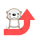 ずっと使える大人の優しいきづかいラッコ（個別スタンプ：34）