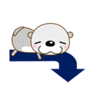 ずっと使える大人の優しいきづかいラッコ（個別スタンプ：35）