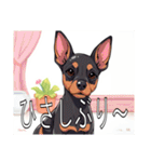 ジャーマンピンシャーがいっぱい（個別スタンプ：11）