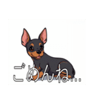 ジャーマンピンシャーがいっぱい（個別スタンプ：14）