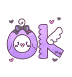 ゆめかわ＆やみかわ♡ぴよぴよインコ（個別スタンプ：3）