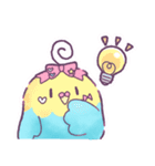 ゆめかわ＆やみかわ♡ぴよぴよインコ（個別スタンプ：25）