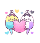 ゆめかわ＆やみかわ♡ぴよぴよインコ（個別スタンプ：35）