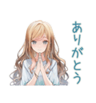 優しいお姉さん★進捗チェック（個別スタンプ：22）
