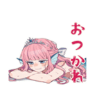 人魚姫の毎日あいさつ♡（個別スタンプ：11）