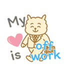 アルパカ厭世モード (えいご) Ver4（個別スタンプ：10）