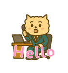 アルパカ厭世モード (えいご) Ver4（個別スタンプ：15）