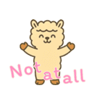 アルパカ厭世モード (えいご) Ver4（個別スタンプ：22）