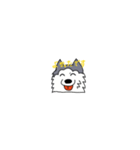 ちいちゃいハスキー犬ロビンちゃん（個別スタンプ：3）