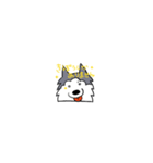 ちいちゃいハスキー犬ロビンちゃん（個別スタンプ：9）