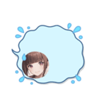毎日美少女◆吹き出しスタンプ2（個別スタンプ：4）