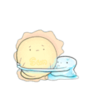 【ネガティブ】なんだかゆるい氷（個別スタンプ：10）